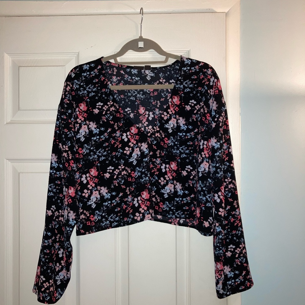 Floral crop top